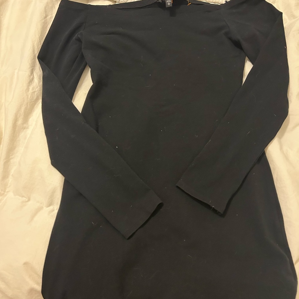Express over the shoulder midi dress